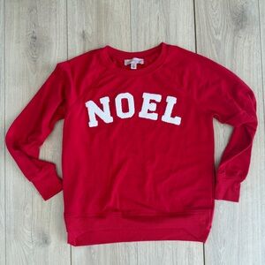 Kids Red Noel Sweatshirt Size XS